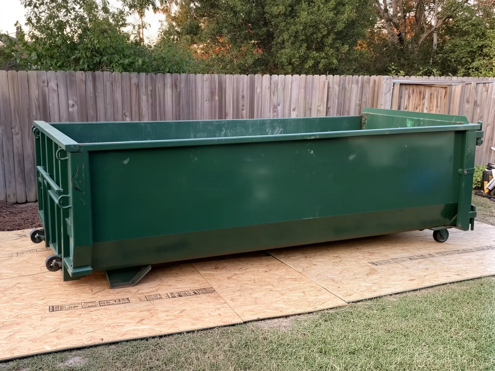 Roll-off dumpster from Bingaman Dumpster Rental in Bedford, NH